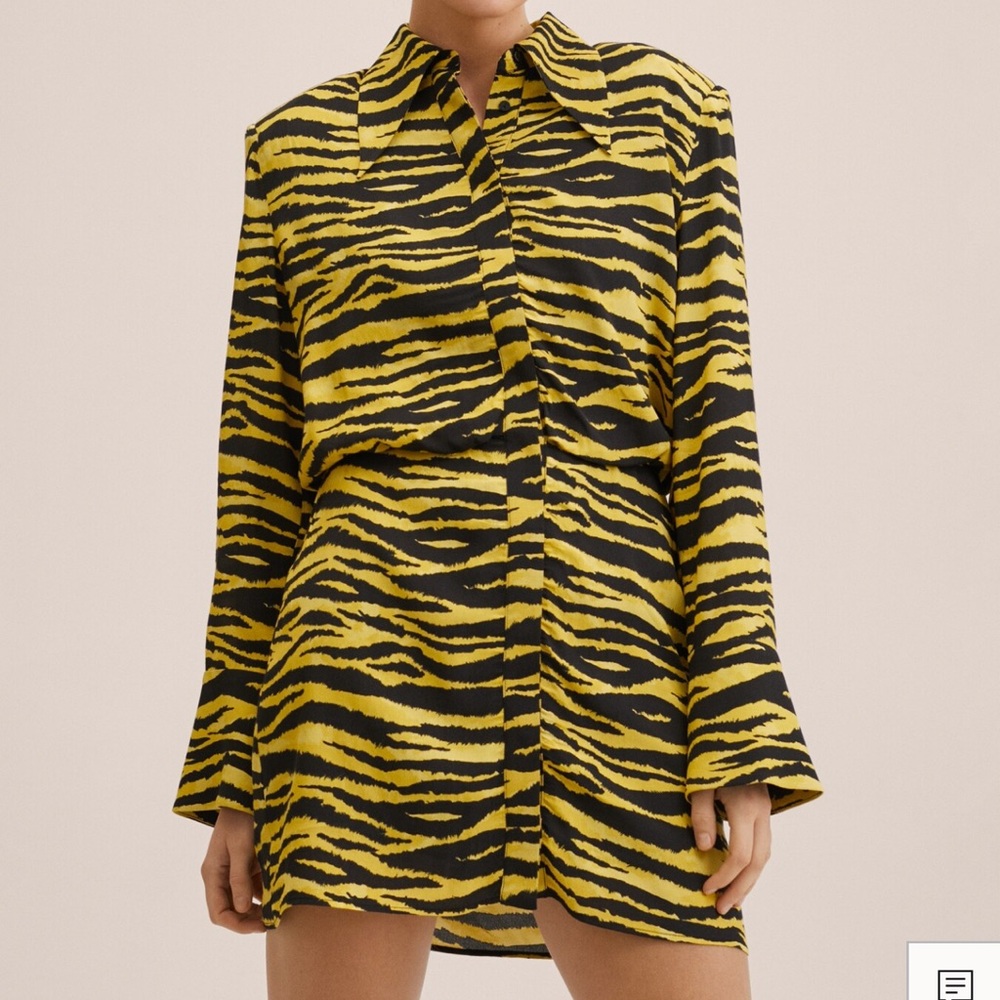 Mango animal print dress. Sold out!!